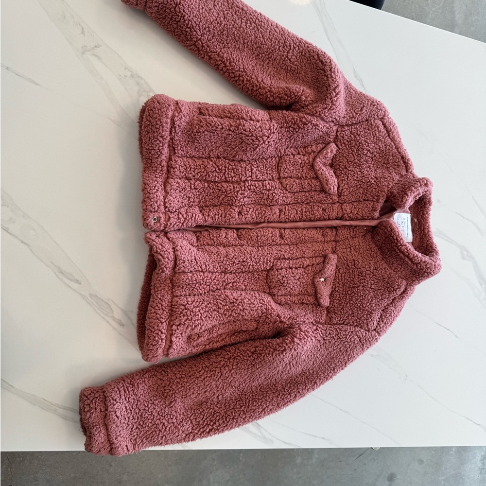Pink Sherpa Jacket